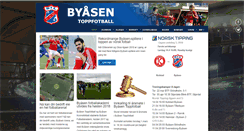 Desktop Screenshot of byasenfotball.no